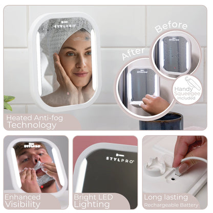 Clear View Anti-Fog Heated Bathroom Mirror
