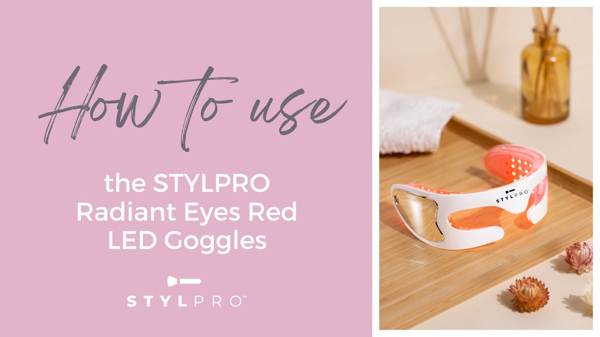 Red Led Goggles How to use the STYLPRO Radiant Eyes Red LED Goggles – STYLIDEAS